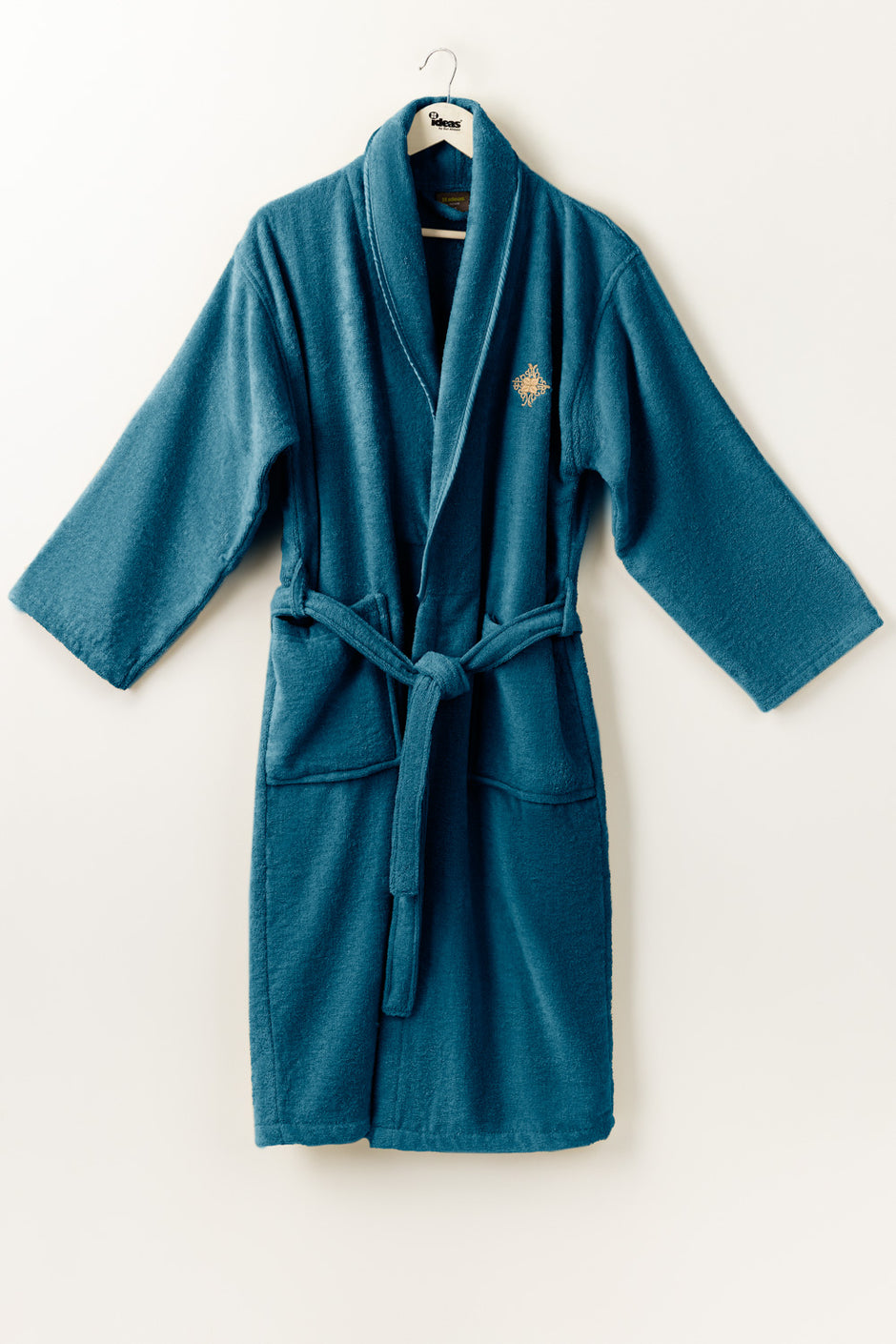 Blue Steel Velour Bathrobe