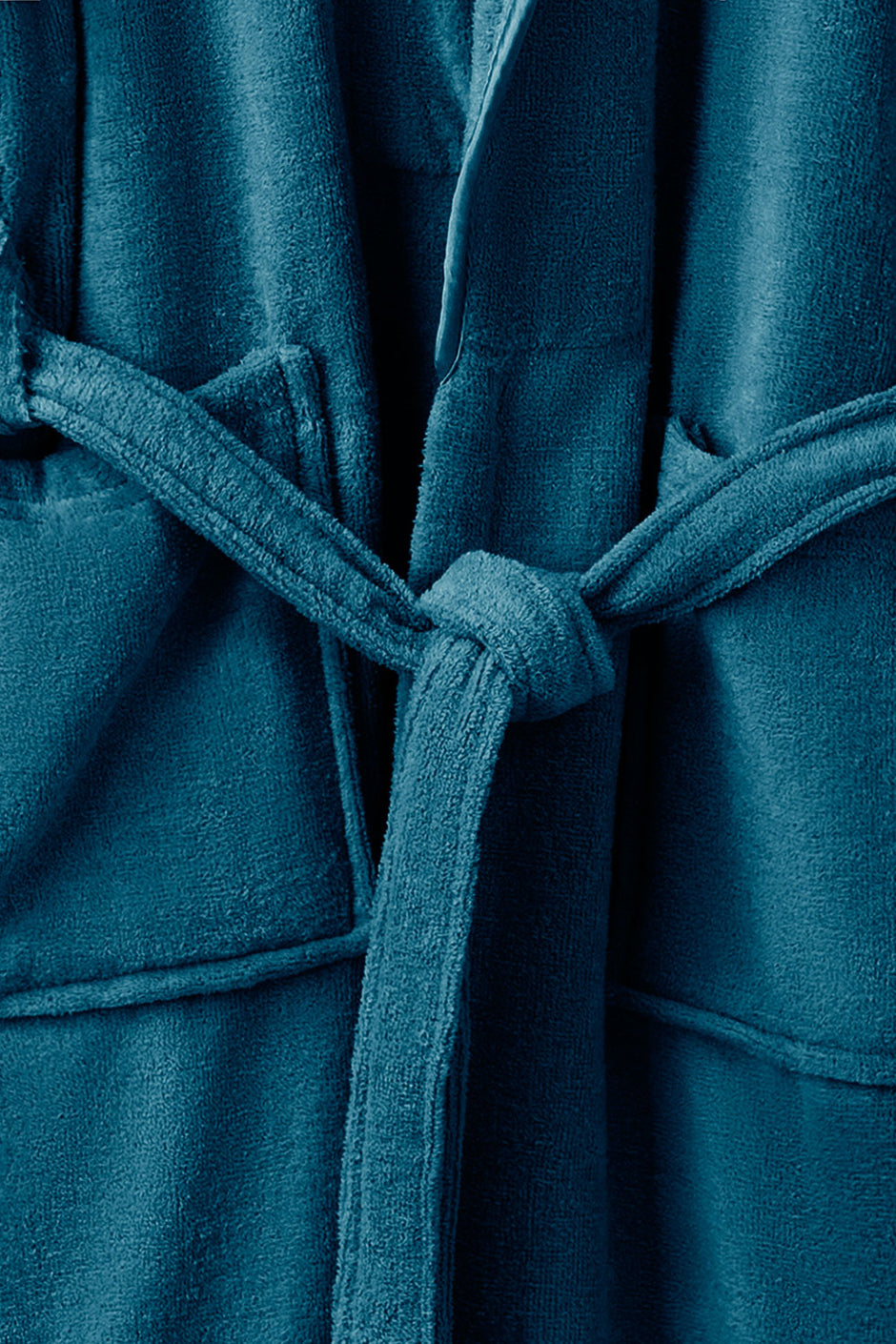 Blue Steel Velour Bathrobe
