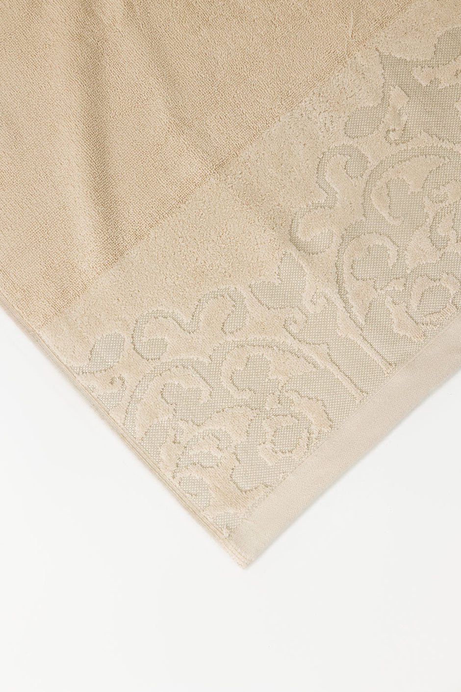 Bone 4pcs Jacquard Dyed Towel Set