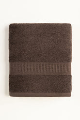 Brown Dyed Bath Towel