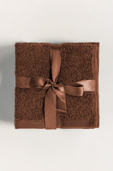 Brunette Combed Towel 4pcs Set