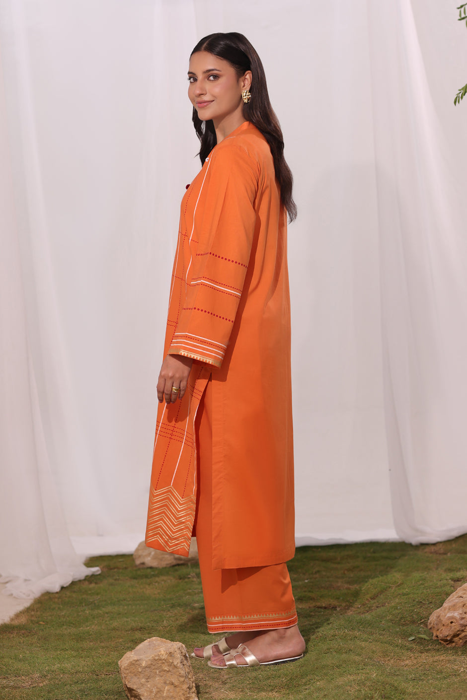 Cambric Block Printed Co-Ord Set
