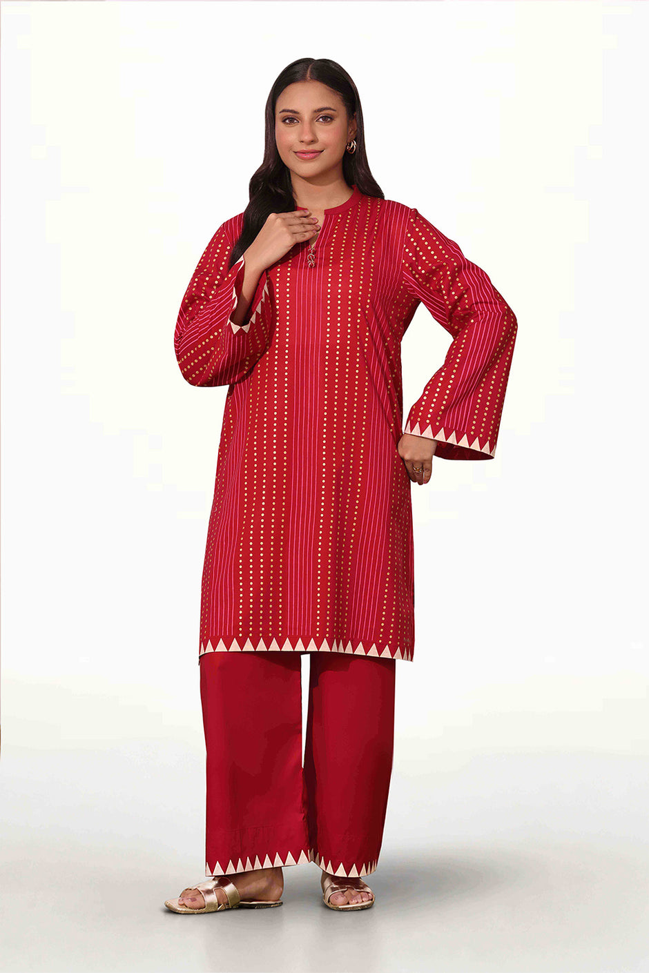 Cambric Block Printed Co-Ord Set