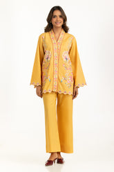 Cambric Embroidered Co-Ord Set IPST-55079