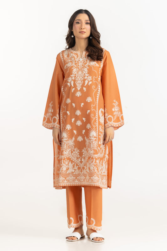 Cambric Embroidered Co-Ord Set IPST-77481