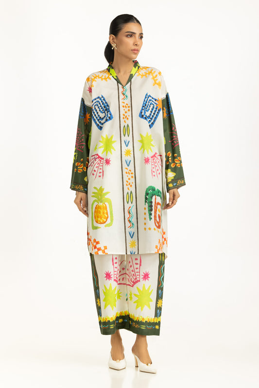 Cambric Printed Co-Ord Set IPST-55011