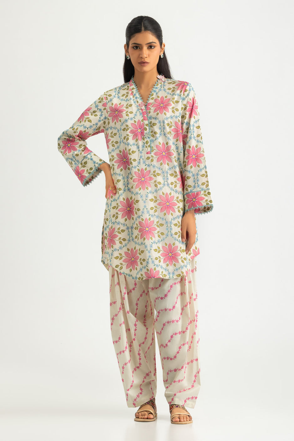 Cambric Printed Co-Ord Set