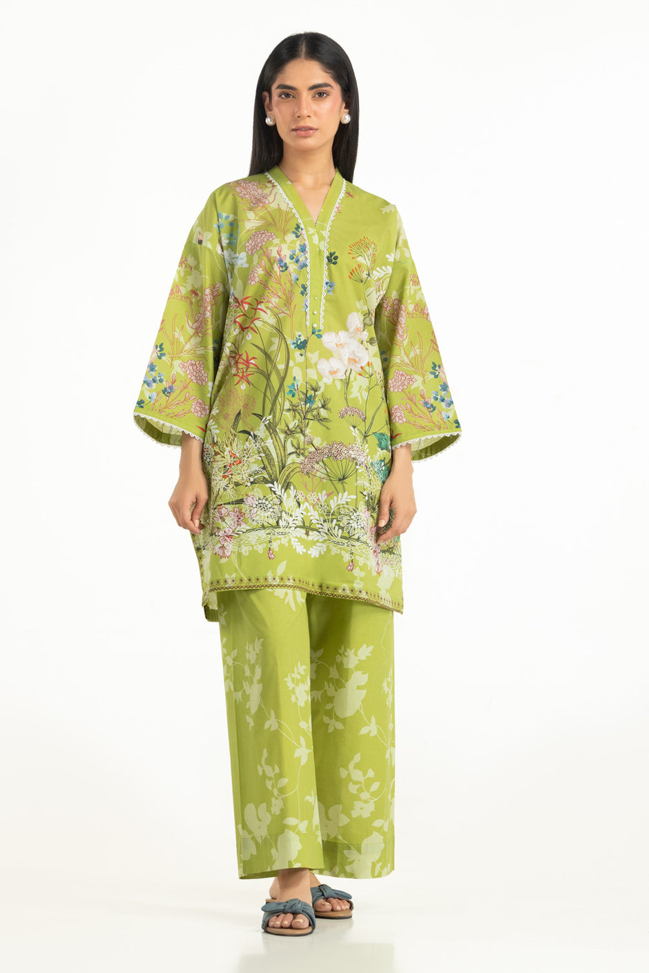 Cambric Printed Co-Ord Set IPST-77557