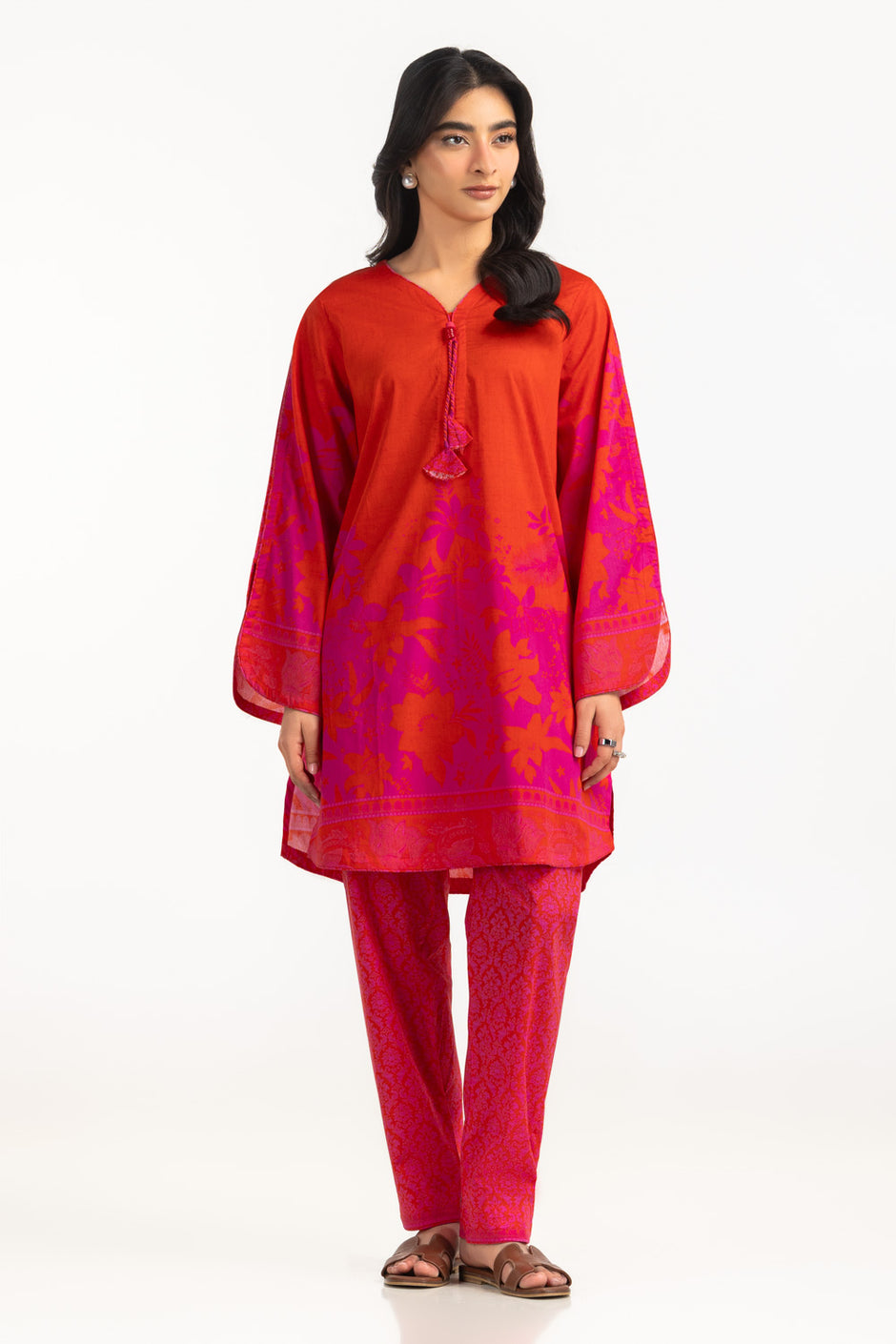 Cambric Printed Co-Ord Set IPST-77641