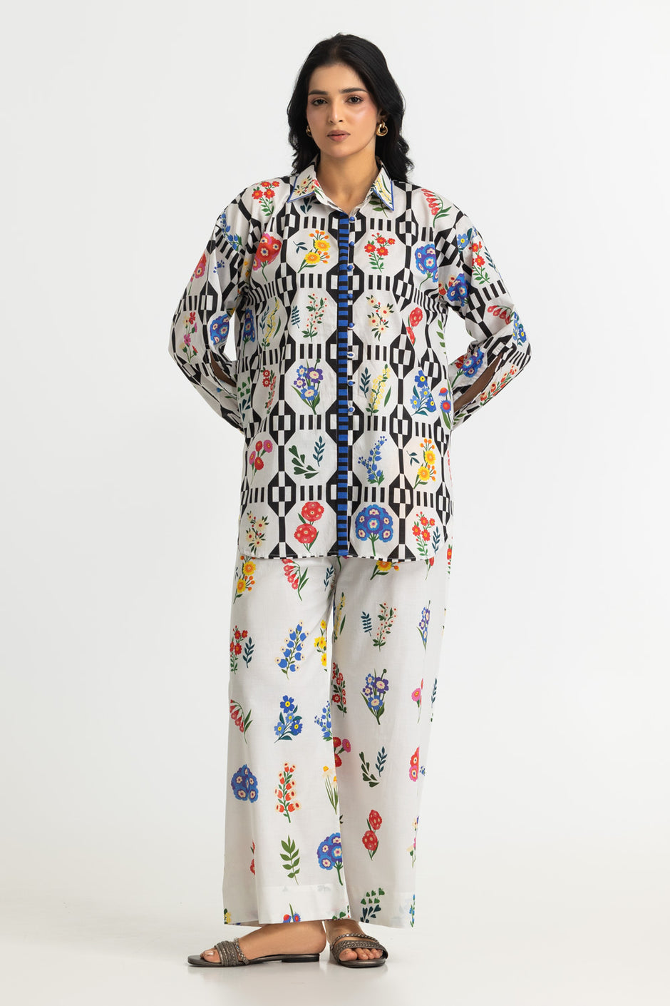 Cambric Printed Co-Ord Set