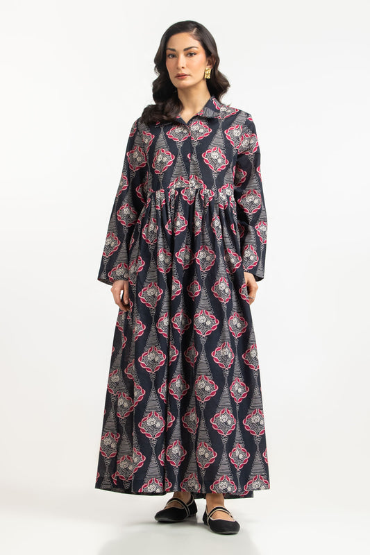 Cambric Printed Long Shirt IPS-77155