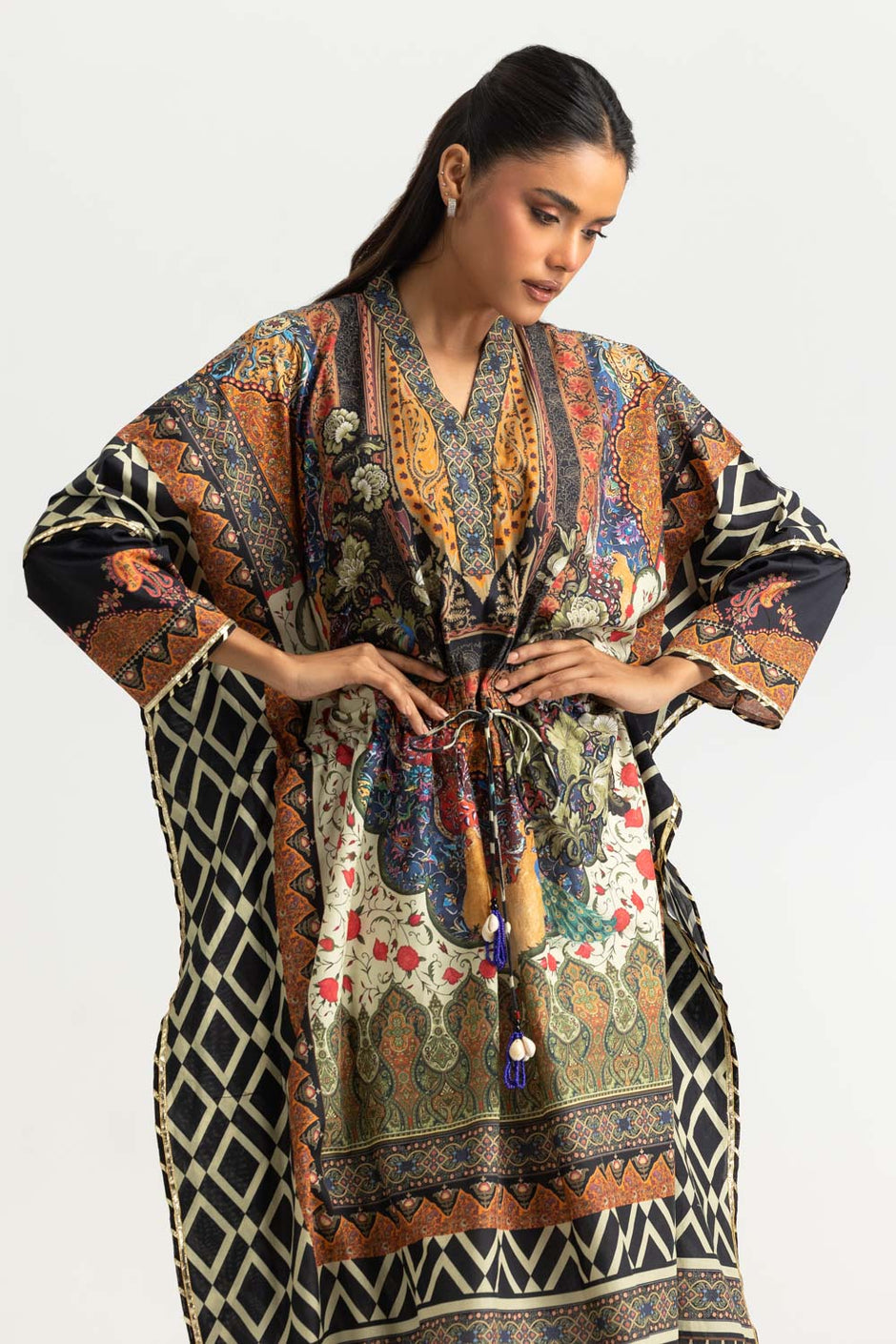 Cambric Printed Long Shirt