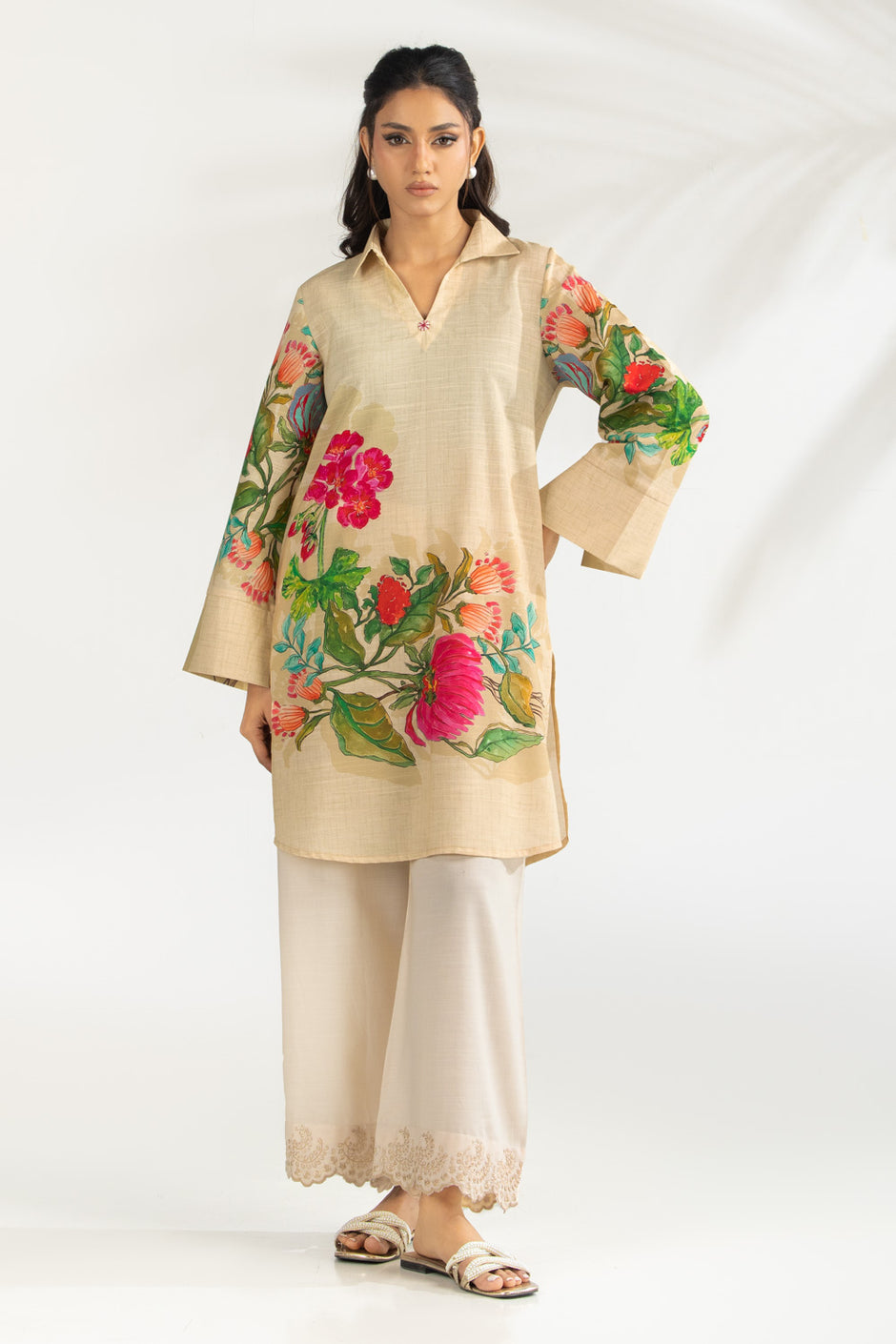 Cambric Printed Shirt