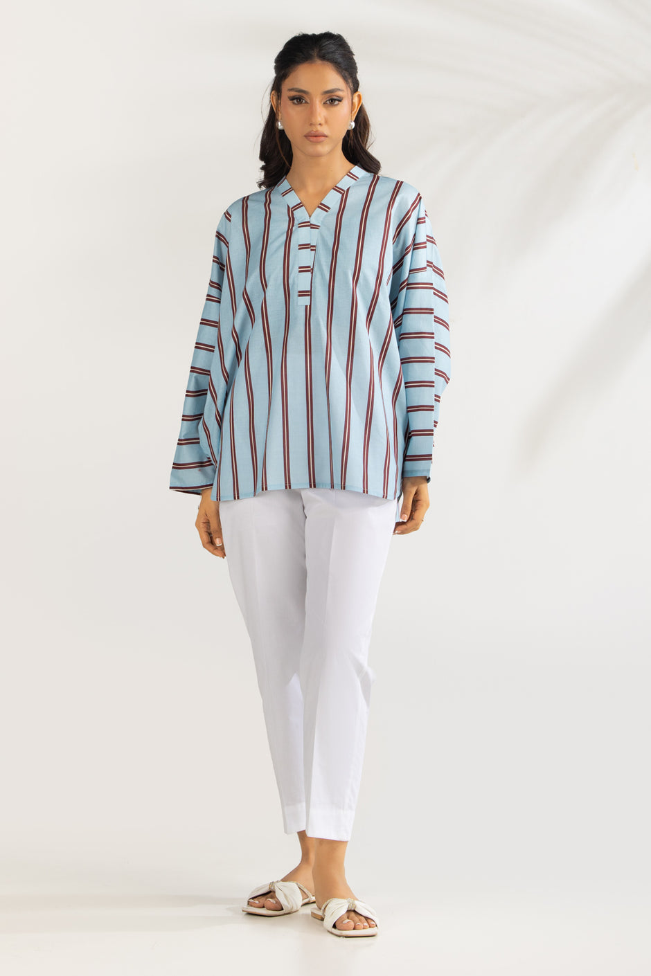 Cambric Printed Shirt IPS-77455