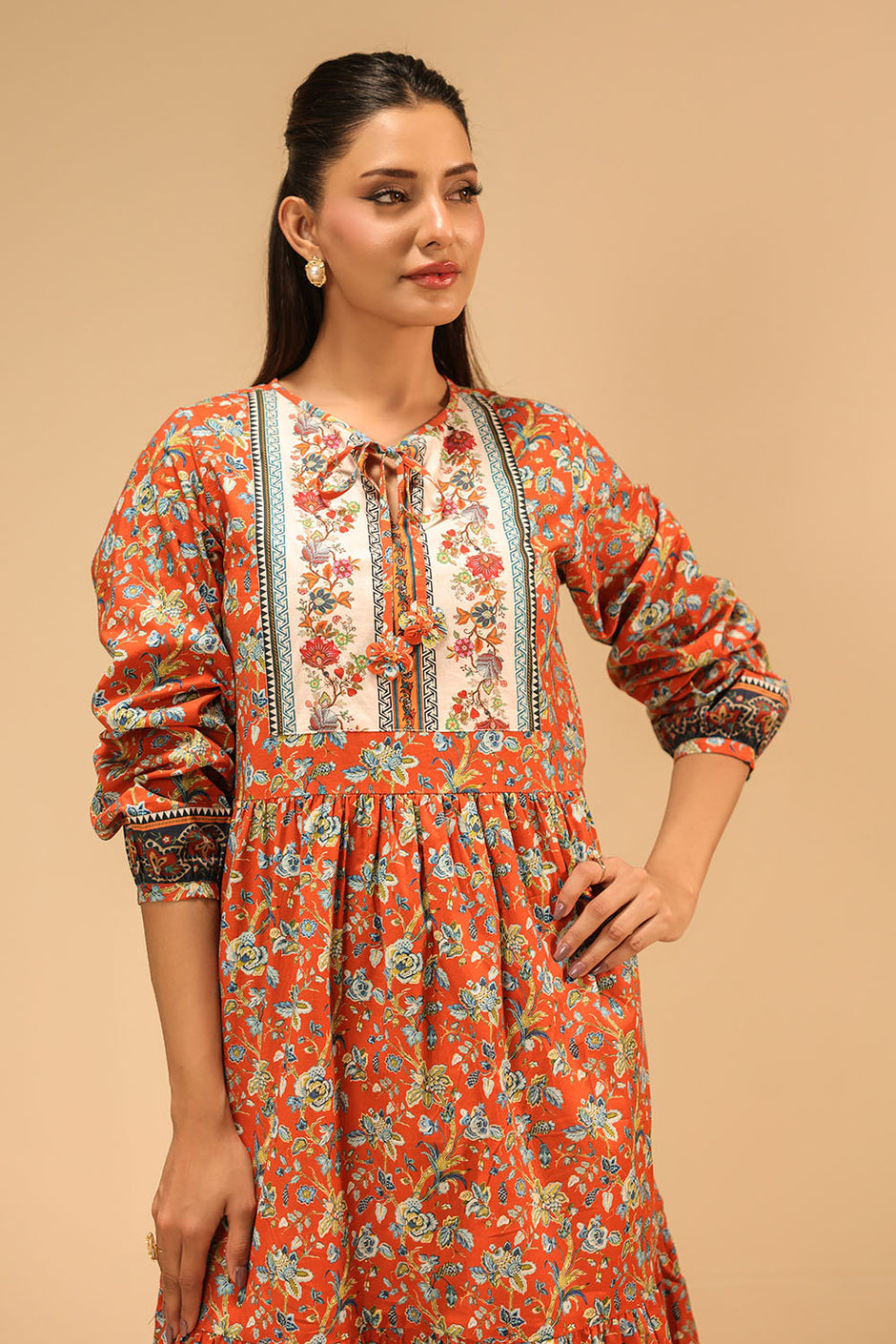 Cambric Printed Shirt