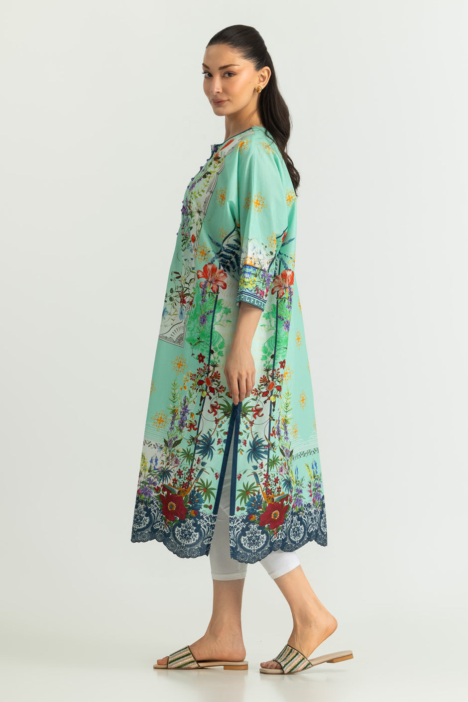 Cambric Printed Shirt