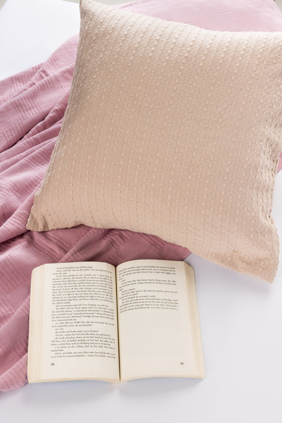 Camel Dyed Square Cushion