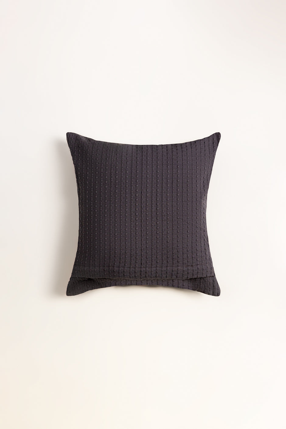 Charcoal Grey Dyed Square Cushion