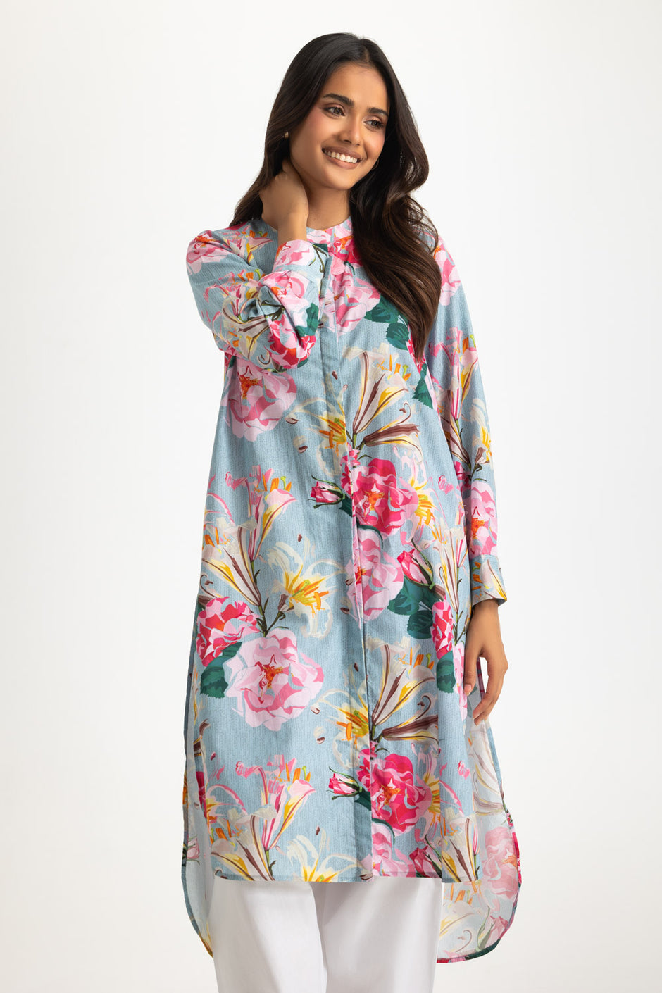 Cotton Bana Dora Printed Shirt