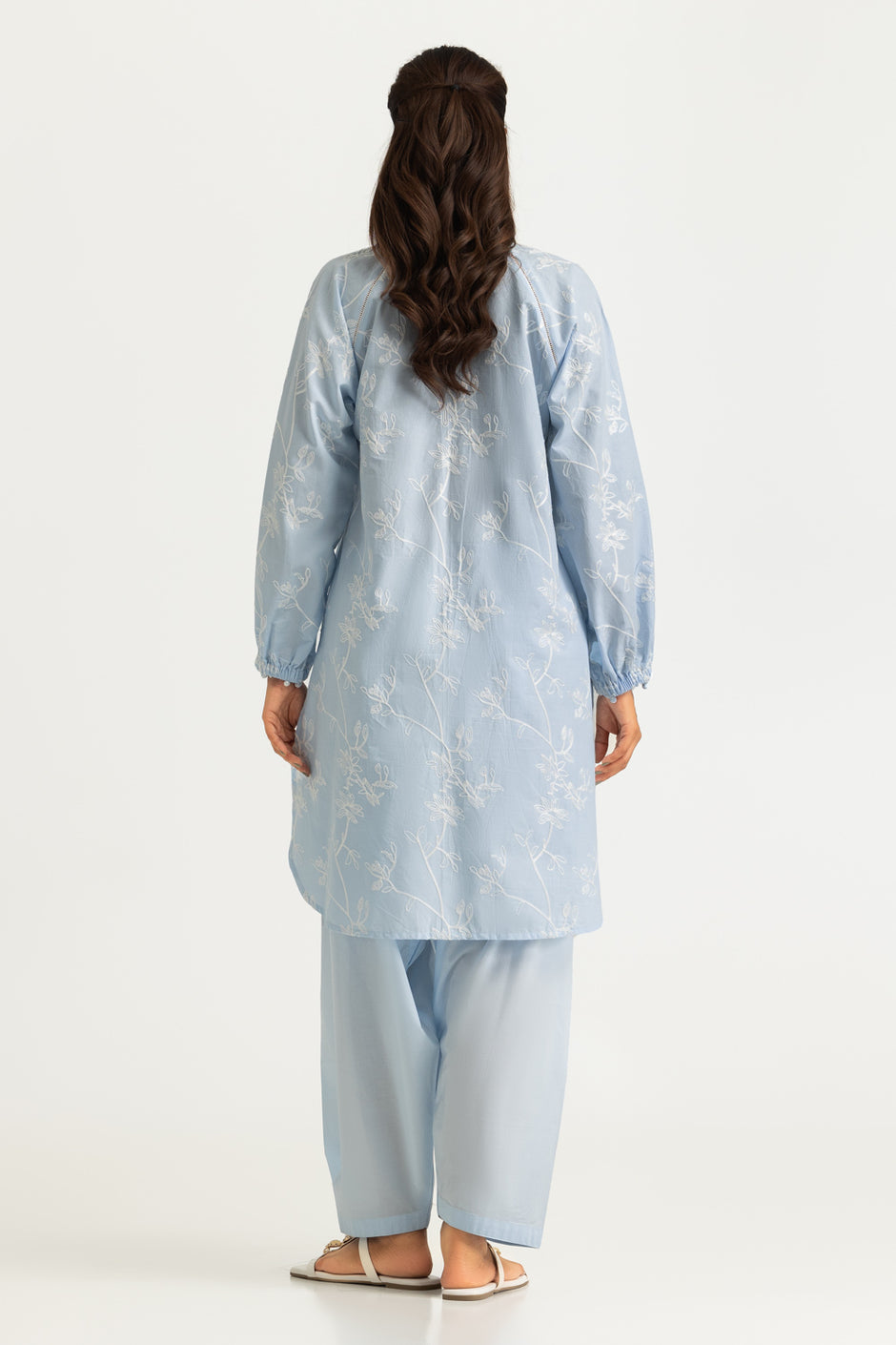 Cotton Embroidered Co-Ord Set