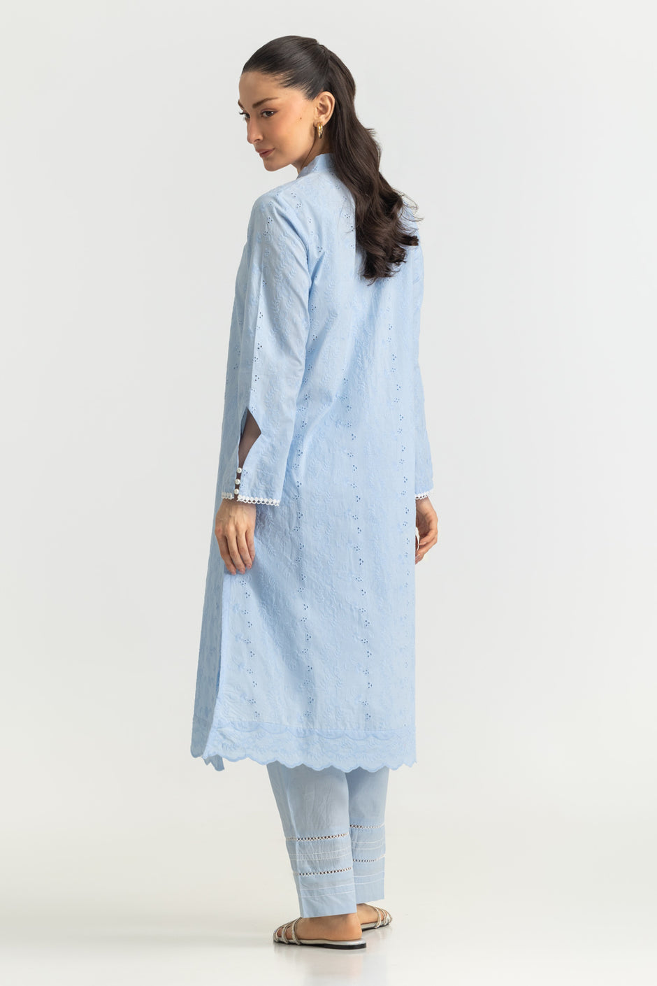 Cotton Embroidered Co-Ord Set