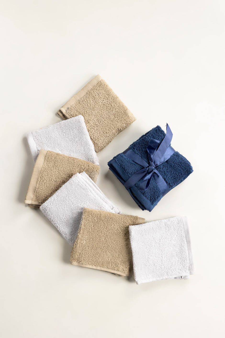 Cream Combed Towel 4pcs Set 25