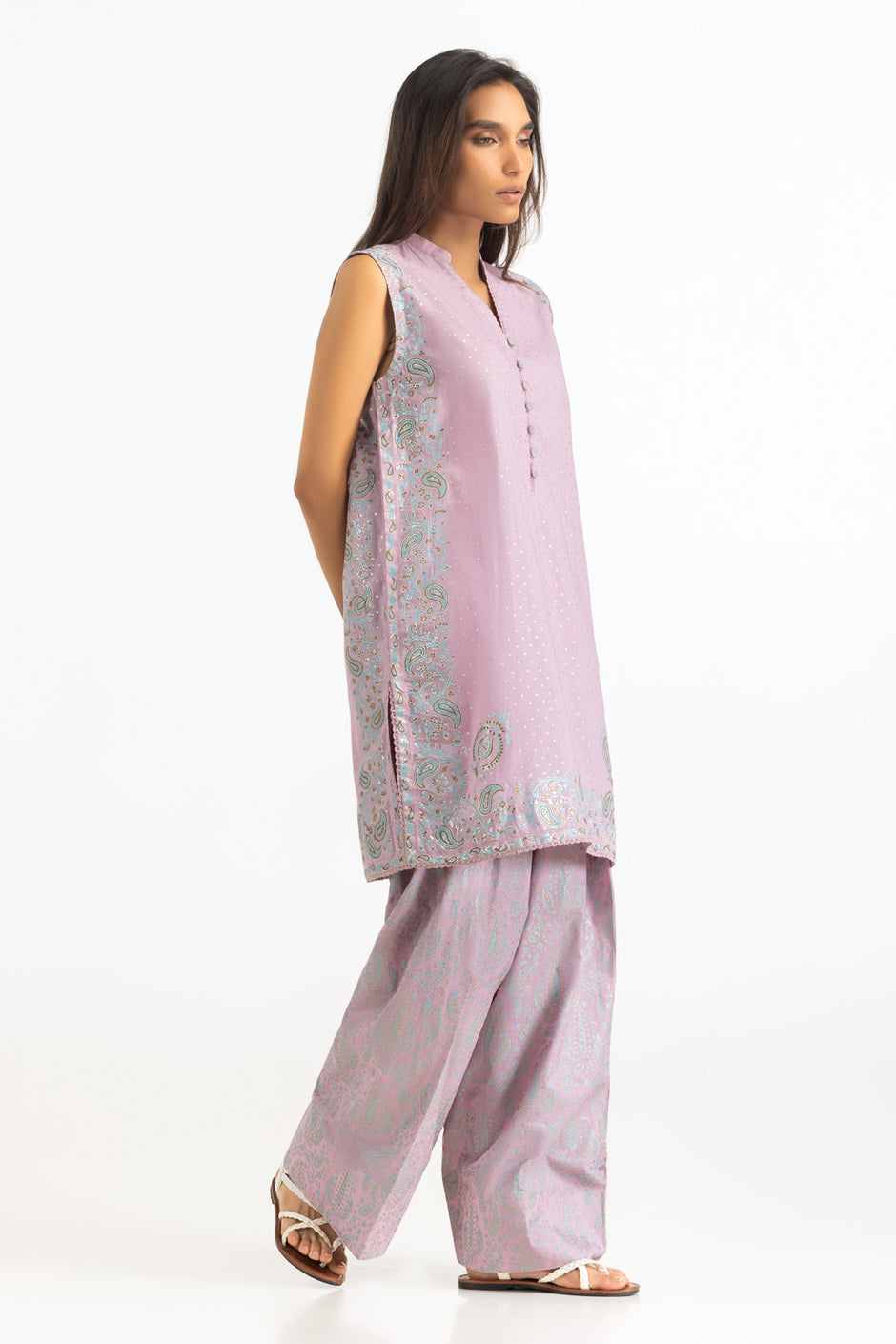 Cross Hatch Block Printed Co-Ord Set