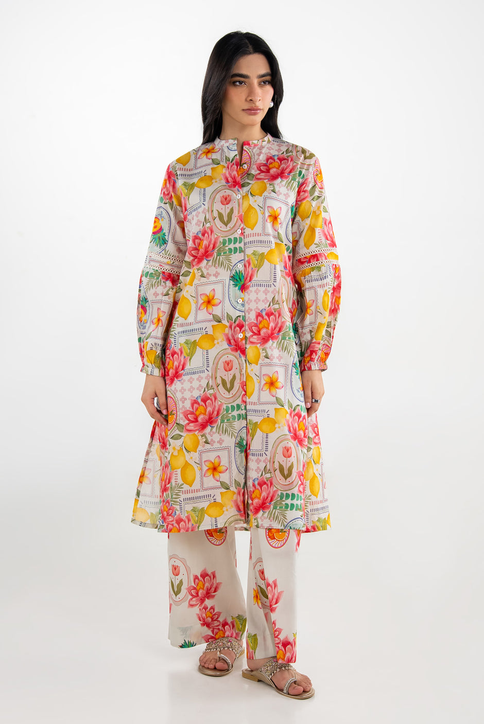Cross Hatch Printed Co-Ord Set