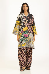 Cross Slub Printed Co-Ord Set IPST-55225