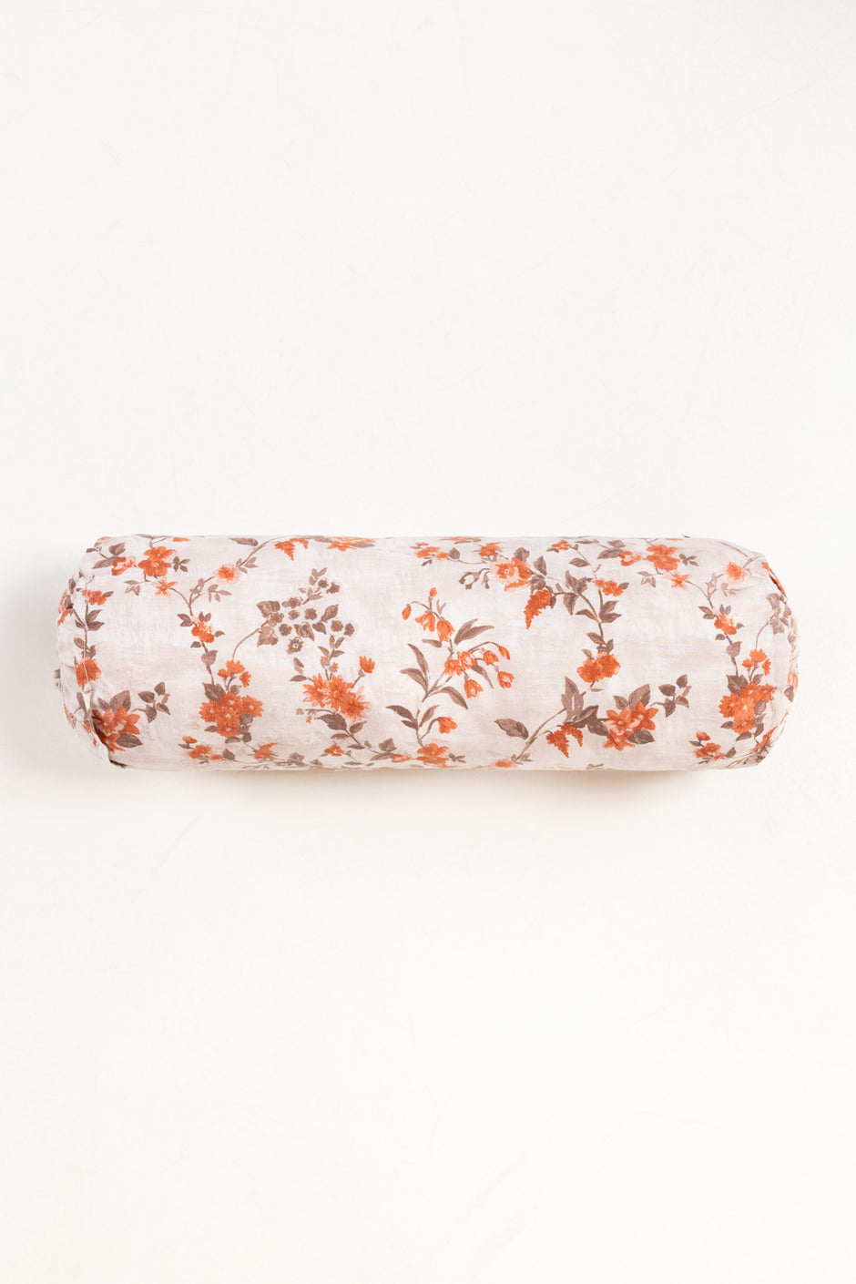 Damask Bloom Neck Roll Cushion Cover