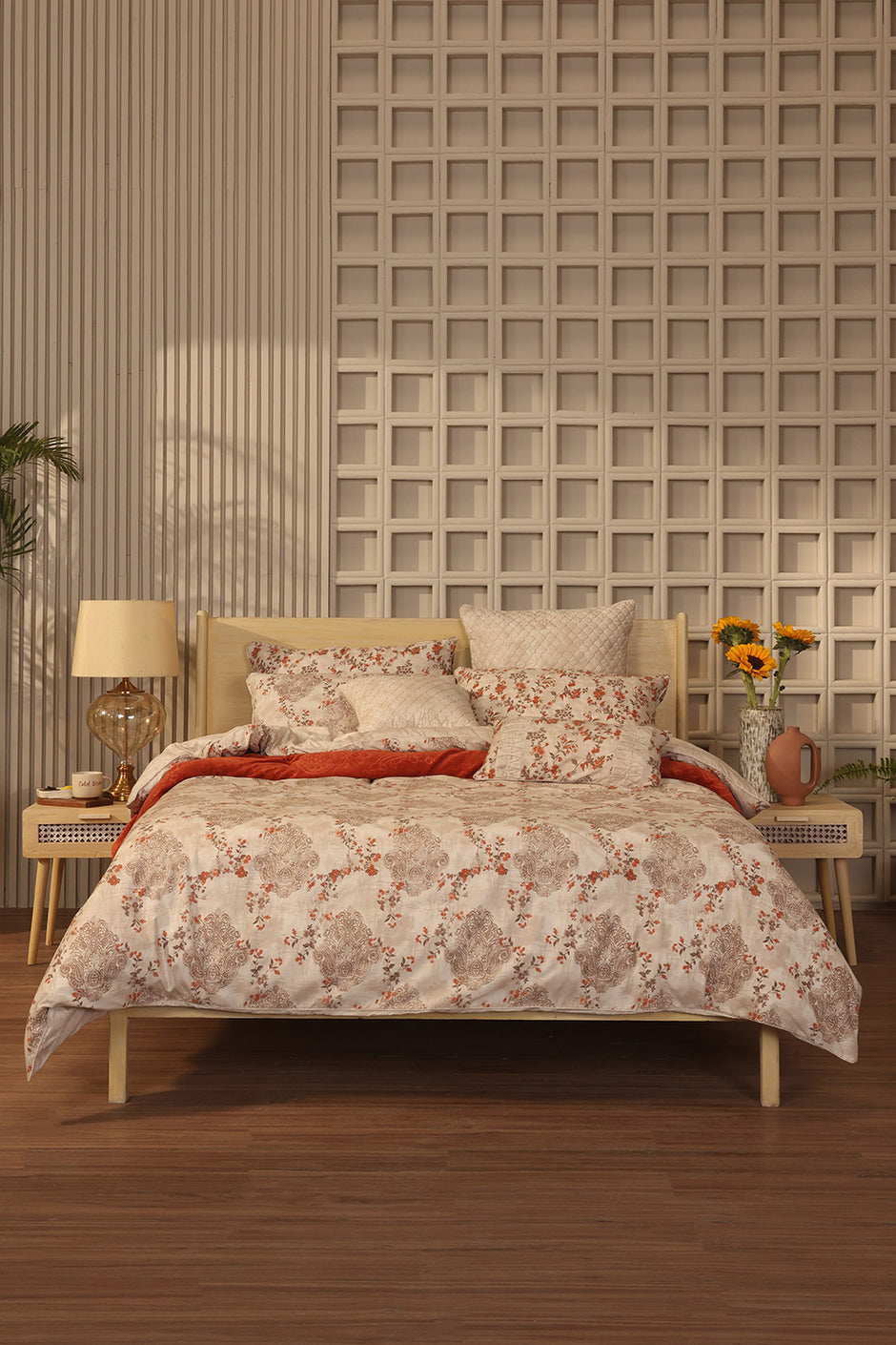 Damask Bloom Quilt Cover Set