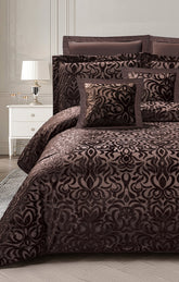 Dark Chocolate Chenille Comforter Set