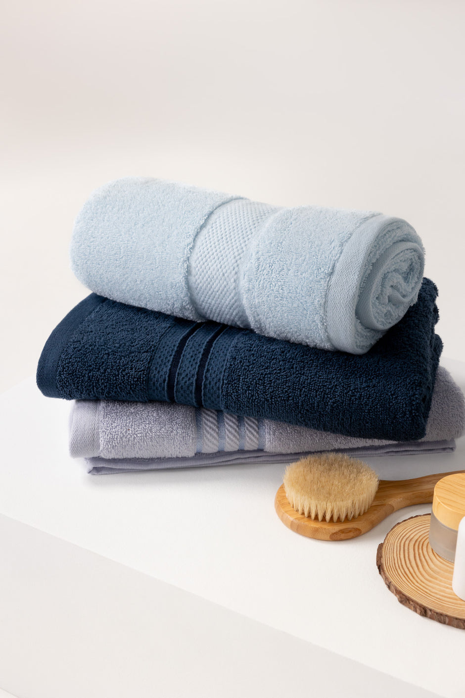 Delicate Dyed Bath Towel