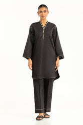 Denier Jacquard Co-Ord Set Ipst-55089-B