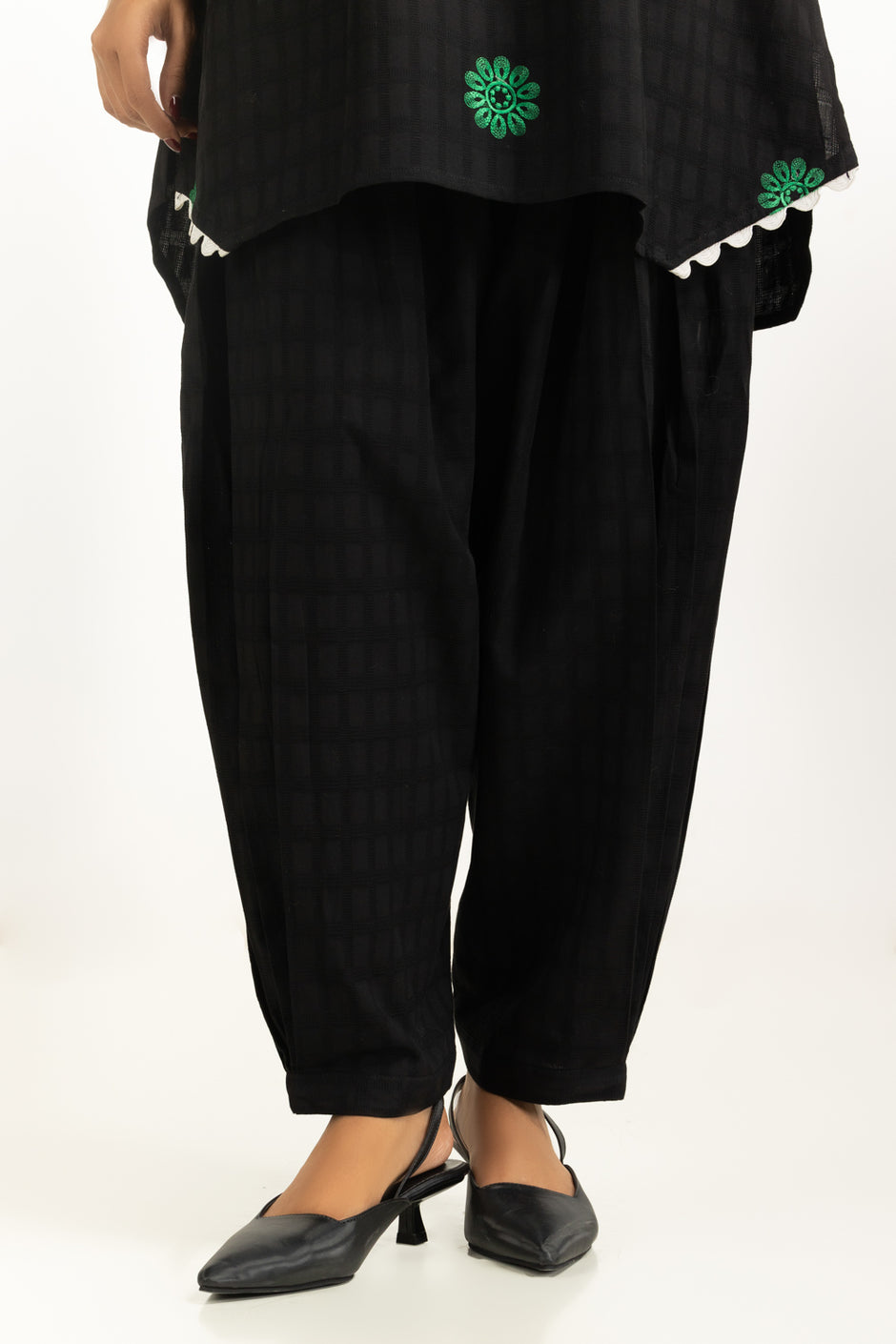 Dobby Embroidered Co-Ord Set