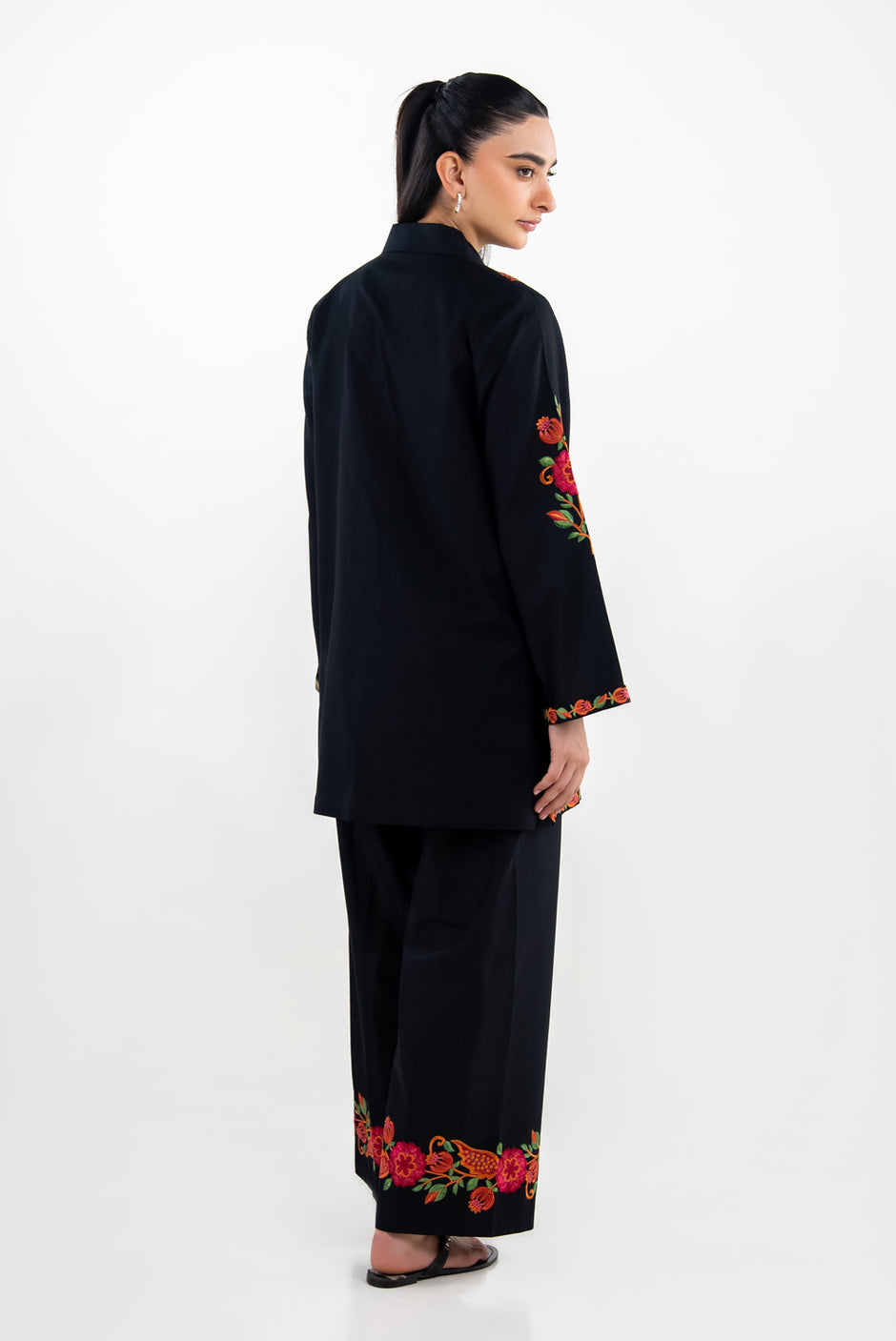 Dobby Embroidered Co-Ord Set