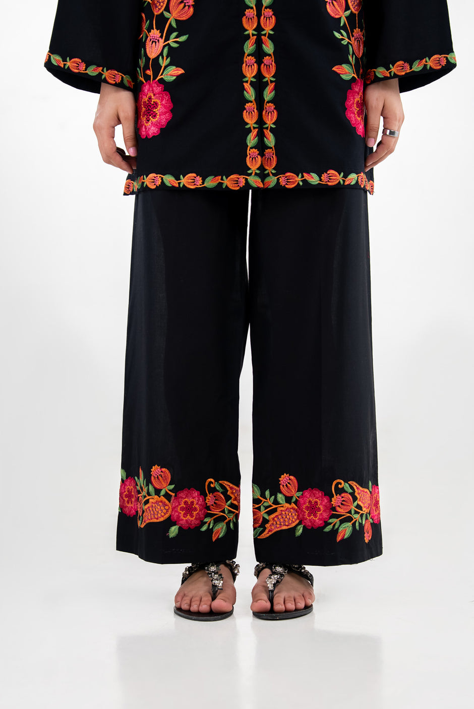 Dobby Embroidered Co-Ord Set