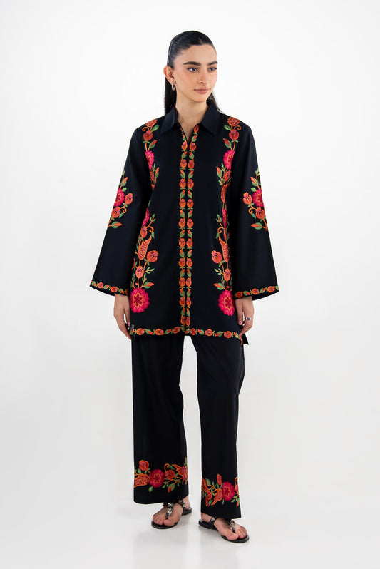 Dobby Embroidered Co-Ord Set IPST-77239