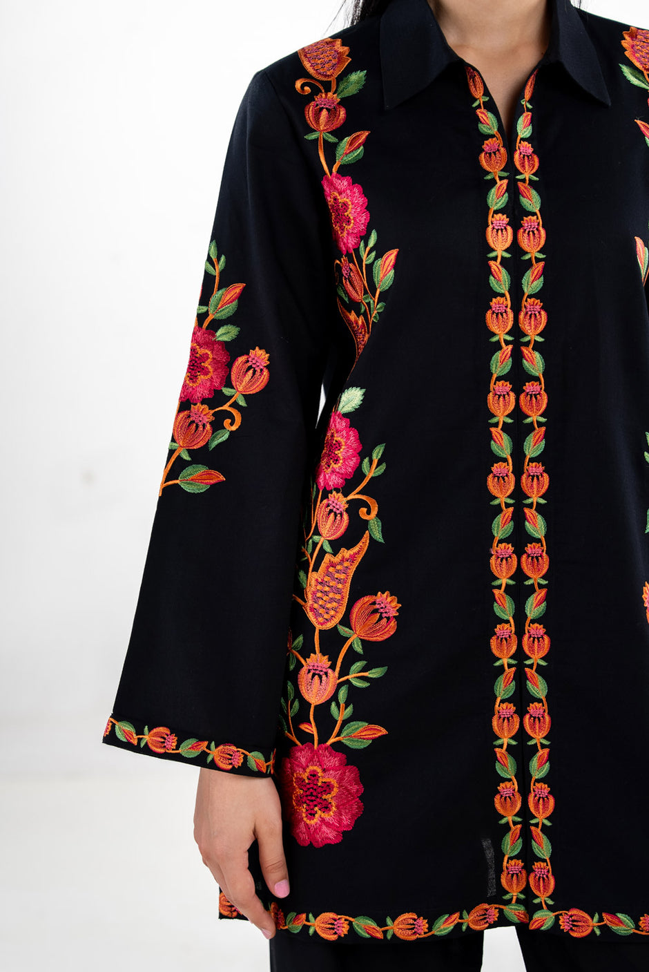 Dobby Embroidered Co-Ord Set