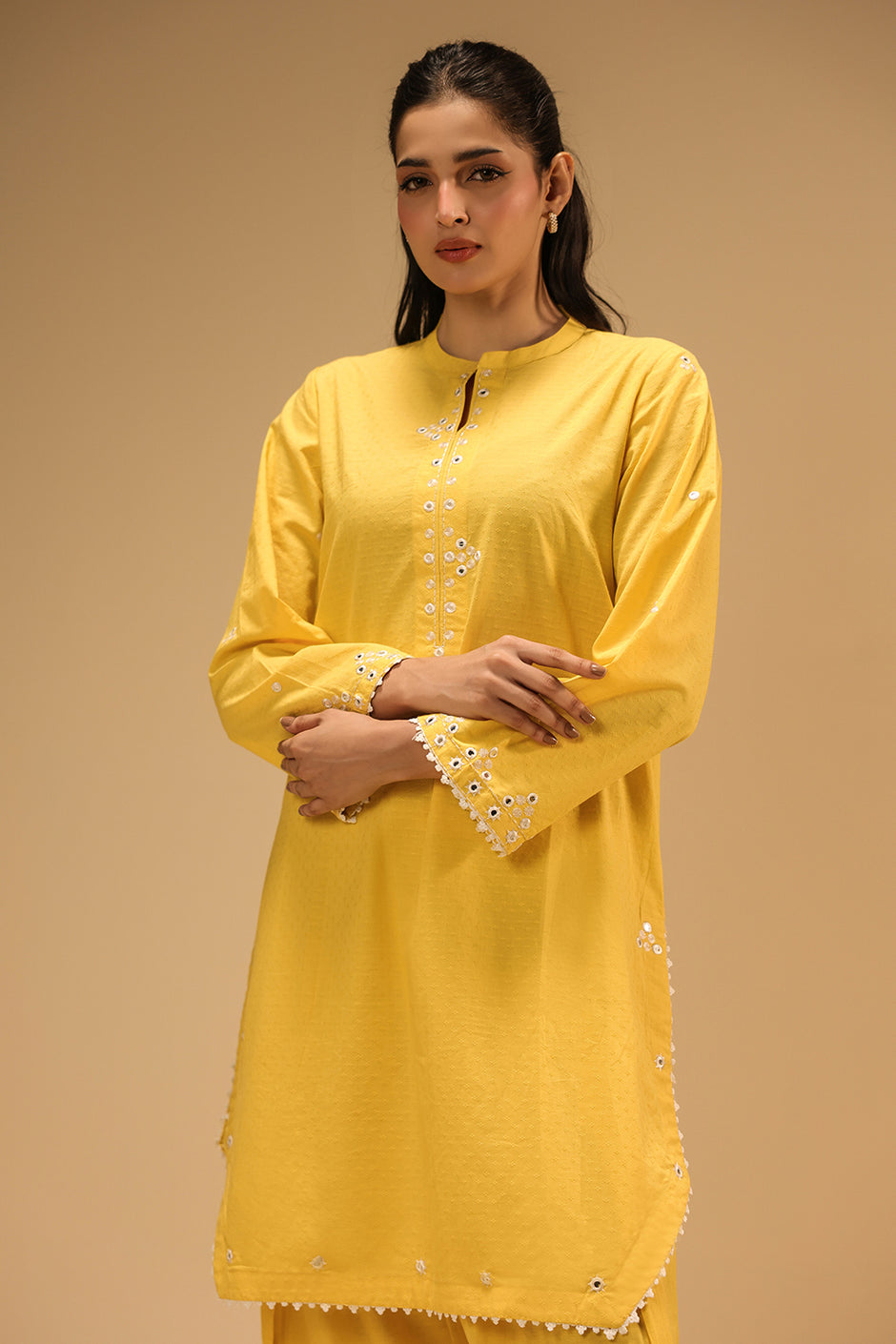 Dobby Embroidered Co-Ord Set