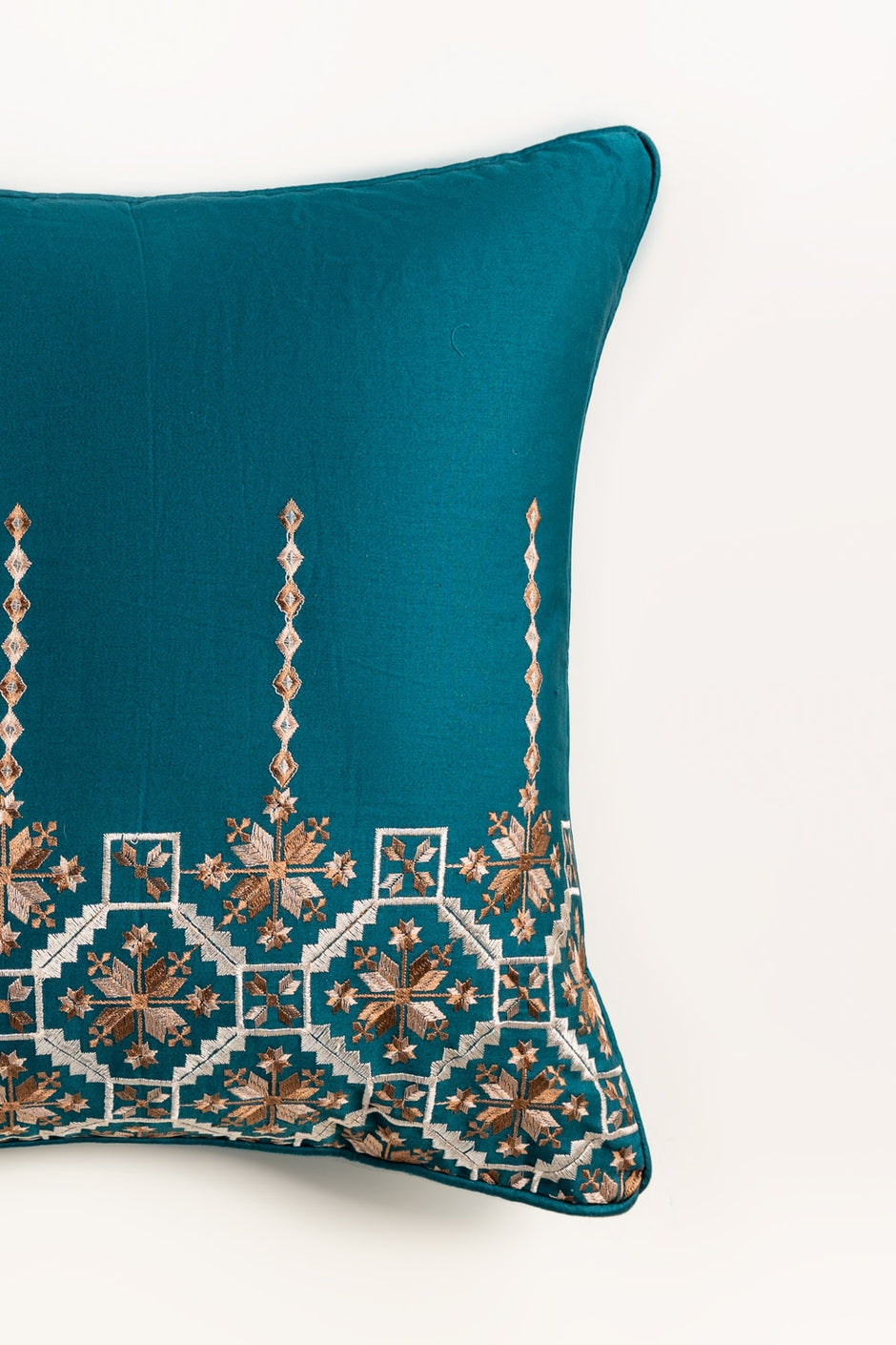 Elegancia Embroidered Cushion Cover