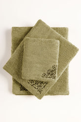 Elm 3pcs Embroidered Towel Set