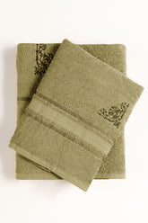 Elm Embroidered Towel