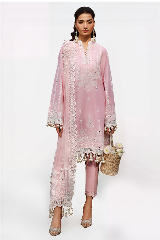 3 Piece Sequins Embroidered Lawn Suit with Chiffon Dupatta PM-62020