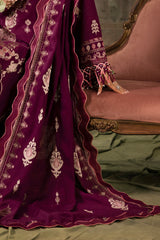 3 Piece Embroidered Khaddar Suit with Chalk Lace and Trouser Border K-52013 3 Piece Embroidered Khaddar Suit with Chalk Lace and Trouser Border K-52013