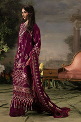 3 Piece Embroidered Khaddar Suit with Chalk Lace and Trouser Border K-52013 3 Piece Embroidered Khaddar Suit with Chalk Lace and Trouser Border K-52013