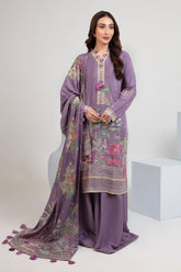 3 Piece Embroidered Raw Silk Suit with Dupatta SP-52055