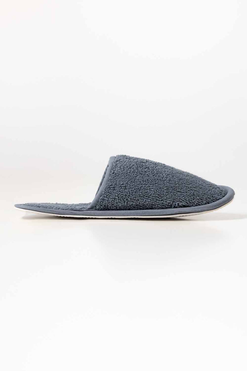 Flint Blue Terry Slippers