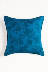 Flora Blue T-150 Euro Sham Cushion Cover