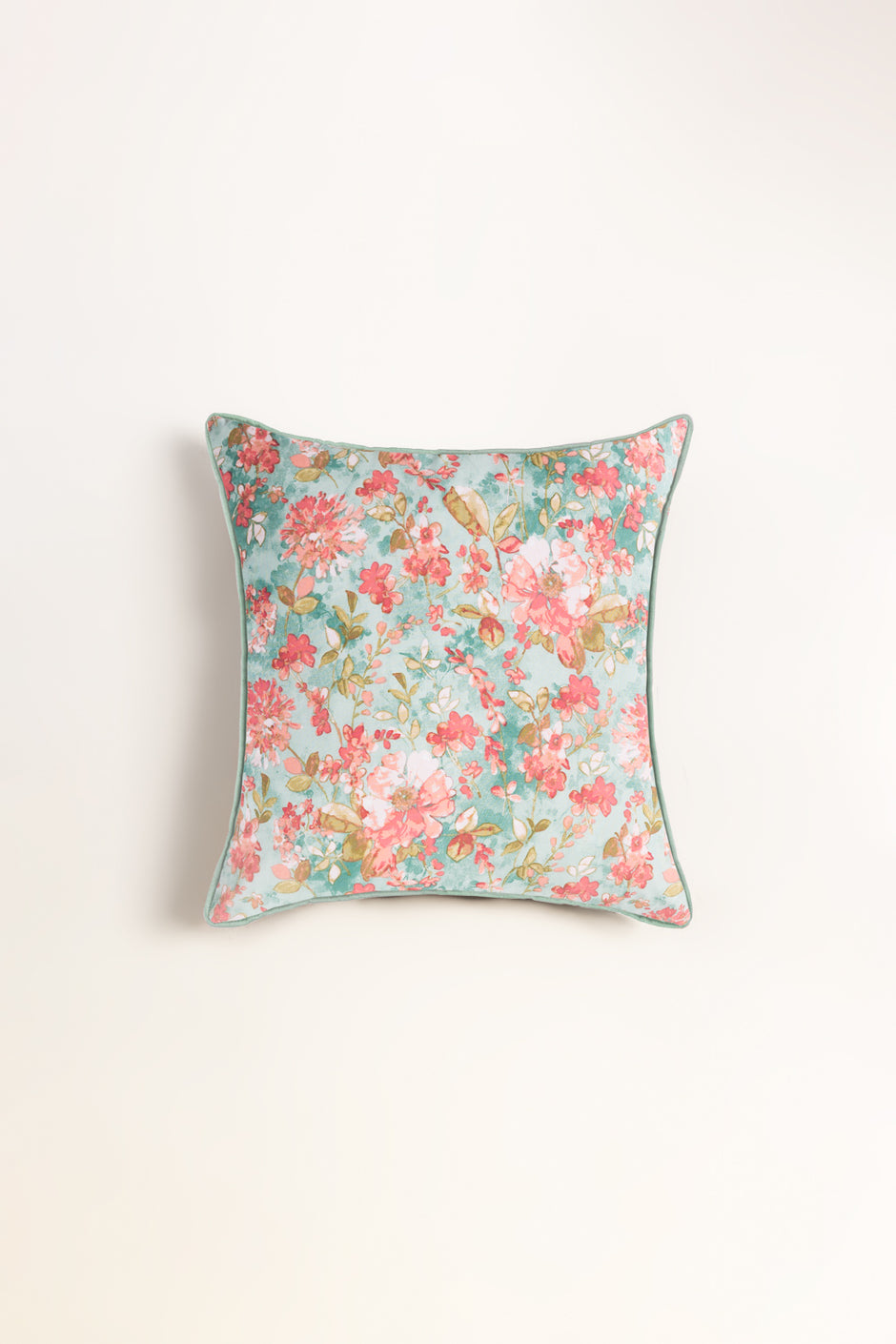 Flora Haze Square Cushion Cover